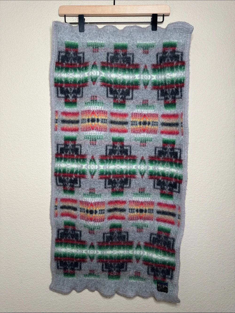 Pendleton Beaver State “Chief Joseph” Wool Blanket Geometric Multicolor